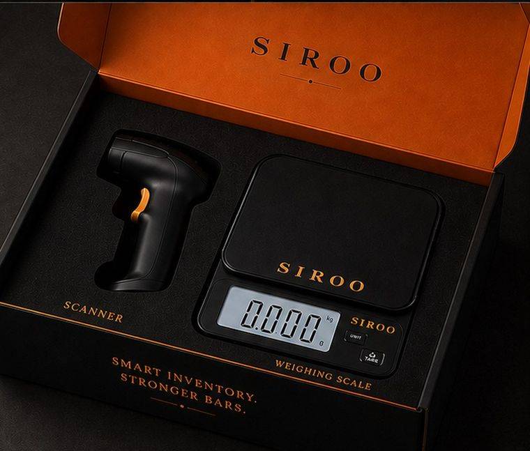 The SIROO kit, angled view